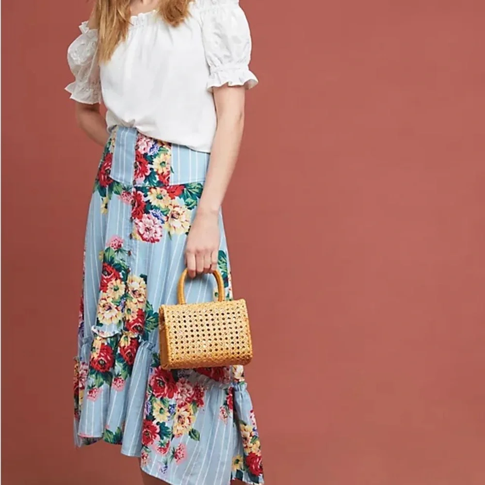Anthropologie Claudette Midi Skirt NWT 12 - Picture 3 of 7